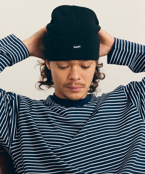 HUF(ハフ)の「AIR FLOW LS BORDER CREW(Tシャツ/カットソー・メンズ・ネイビー/グリーン系その他・XL/S/L/M)」の20枚目の写真