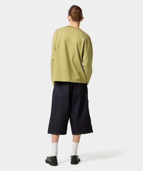 HUF(ハフ)の「AIR FLOW LS BORDER CREW(Tシャツ/カットソー・メンズ・ネイビー/グリーン系その他・XL/S/L/M)」の8枚目の写真