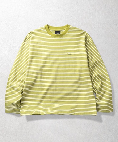 HUF(ハフ)の「AIR FLOW LS BORDER CREW(Tシャツ/カットソー・メンズ・ネイビー/グリーン系その他・XL/S/L/M)」の21枚目の写真