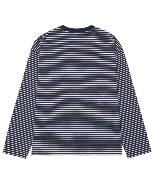 HUF(ハフ)の「AIR FLOW LS BORDER CREW(Tシャツ/カットソー・メンズ・ネイビー/グリーン系その他・XL/S/L/M)」の14枚目の写真
