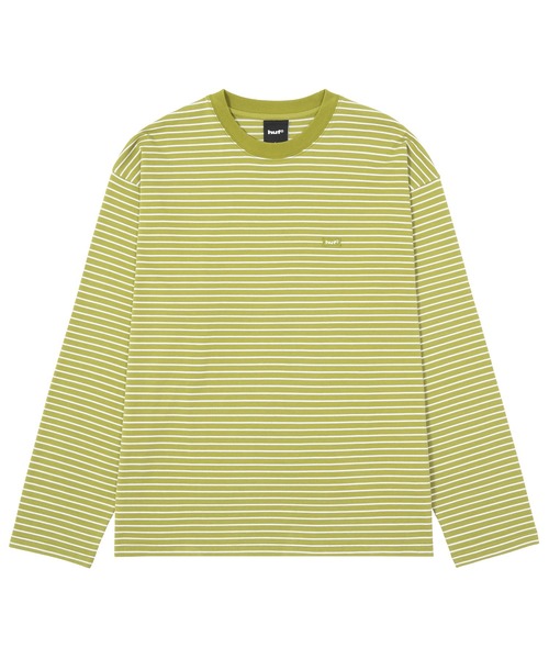 HUF(ハフ)の「AIR FLOW LS BORDER CREW(Tシャツ/カットソー・メンズ・ネイビー/グリーン系その他・XL/S/L/M)」の10枚目の写真
