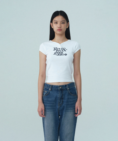 Rest&Recreation(レストアンドレクリエーション)の「CAP SLEEVE T-SHIRT - WHITE(Tシャツ/カットソー・レディース・その他・ONE)」の3枚目の写真