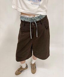 w closet | 折り返しハーフパンツ(その他パンツ)