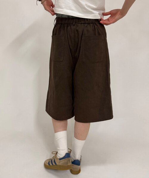w closet(ダブルクローゼット)の「折り返しハーフパンツ(その他パンツ・レディース・ブラック/ブラウン/ブルー・SMALL/MEDIUM)」の12枚目の写真