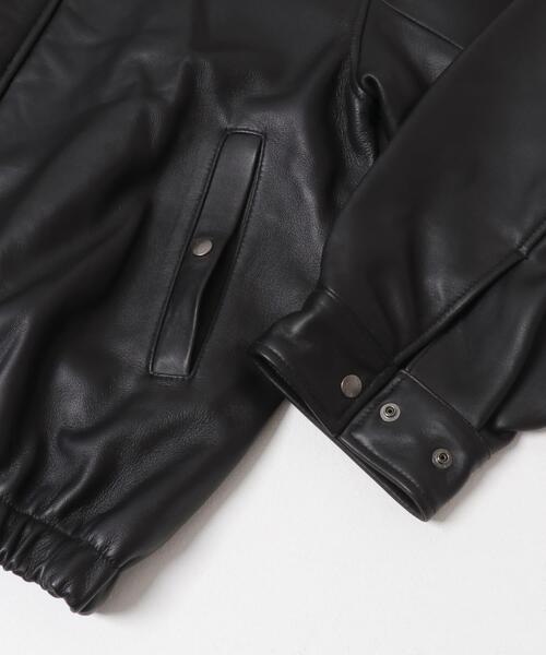 EKAL(エカル)の「SHEEP LEATHER JACKET(その他アウター・レディース・ブラック・ONE)」の12枚目の写真