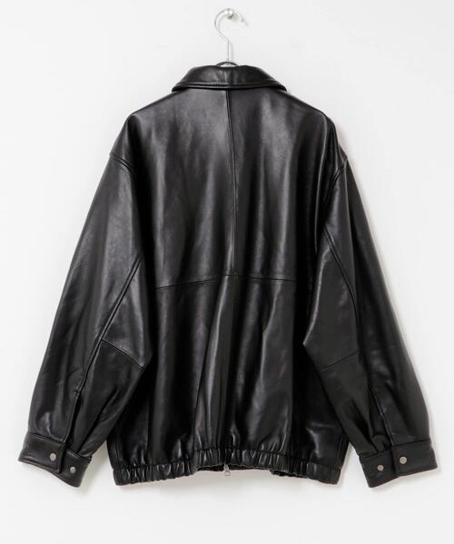 EKAL(エカル)の「SHEEP LEATHER JACKET(その他アウター・レディース・ブラック・ONE)」の14枚目の写真
