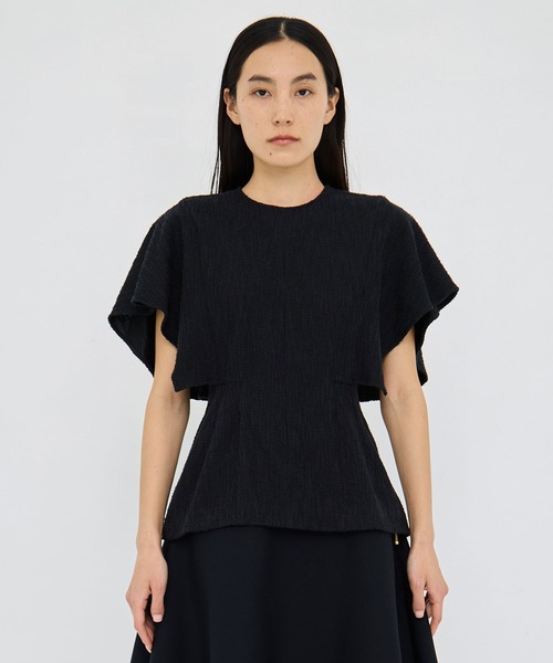 AKIRANAKA(アキラナカ)の「【AKIRANAKA/アキラナカ】Katja jersey pullover BK(Tシャツ/カットソー・レディース・ブラック/ホワイト・2/1)」の8枚目の写真