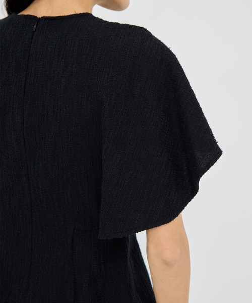 AKIRANAKA(アキラナカ)の「【AKIRANAKA/アキラナカ】Katja jersey pullover BK(Tシャツ/カットソー・レディース・ブラック/ホワイト・2/1)」の4枚目の写真