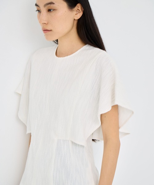 AKIRANAKA(アキラナカ)の「【AKIRANAKA/アキラナカ】Katja jersey pullover BK(Tシャツ/カットソー・レディース・ブラック/ホワイト・2/1)」の19枚目の写真