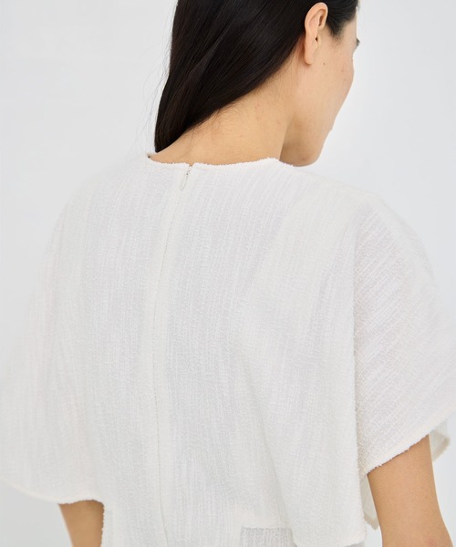 AKIRANAKA(アキラナカ)の「【AKIRANAKA/アキラナカ】Katja jersey pullover BK(Tシャツ/カットソー・レディース・ブラック/ホワイト・2/1)」の15枚目の写真