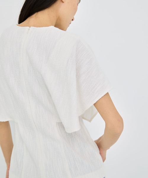 AKIRANAKA(アキラナカ)の「【AKIRANAKA/アキラナカ】Katja jersey pullover BK(Tシャツ/カットソー・レディース・ブラック/ホワイト・2/1)」の16枚目の写真
