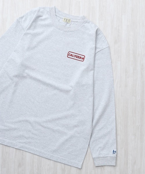 The Endless Summer(エンドレスサマー)の「TES GOOD TIME FLOCK PT LONG SLEEVE T-SHIRT / ロンT(Tシャツ/カットソー・メンズ・ホワイト/チャコール/ブラック/グレー・X-LARGE/XX-LARGE/SMALL/LARGE/MEDIUM)」の19枚目の写真