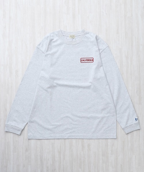The Endless Summer(エンドレスサマー)の「TES GOOD TIME FLOCK PT LONG SLEEVE T-SHIRT / ロンT(Tシャツ/カットソー・メンズ・ホワイト/チャコール/ブラック/グレー・X-LARGE/XX-LARGE/SMALL/LARGE/MEDIUM)」の16枚目の写真