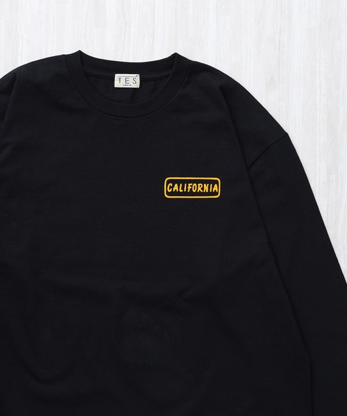 The Endless Summer(エンドレスサマー)の「TES GOOD TIME FLOCK PT LONG SLEEVE T-SHIRT / ロンT(Tシャツ/カットソー・メンズ・ホワイト/チャコール/ブラック/グレー・X-LARGE/XX-LARGE/SMALL/LARGE/MEDIUM)」の13枚目の写真