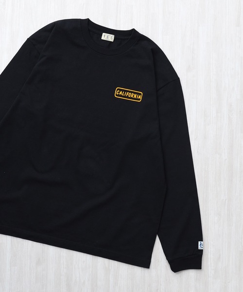 The Endless Summer(エンドレスサマー)の「TES GOOD TIME FLOCK PT LONG SLEEVE T-SHIRT / ロンT(Tシャツ/カットソー・メンズ・ホワイト/チャコール/ブラック/グレー・X-LARGE/XX-LARGE/SMALL/LARGE/MEDIUM)」の14枚目の写真