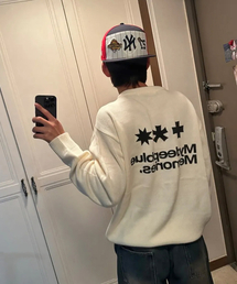 (NT) MM SYMBOL LOGO KNIT (IVORY)