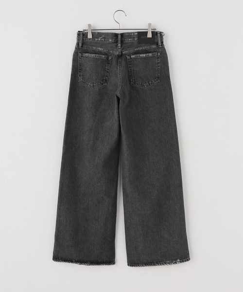 Spick & Span(スピックアンドスパン)の「AUTHEN / オーセン LAUREL WIDE BK(デニムパンツ・レディース・チャコールグレー・27/25)」の7枚目の写真