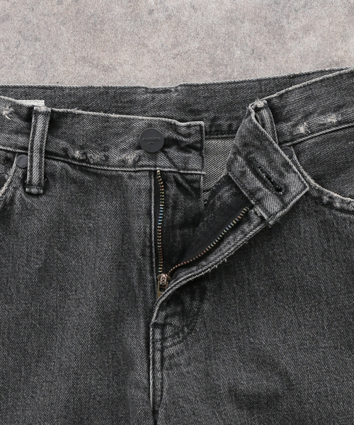 Spick & Span(スピックアンドスパン)の「AUTHEN / オーセン LAUREL WIDE BK(デニムパンツ・レディース・チャコールグレー・27/25)」の13枚目の写真