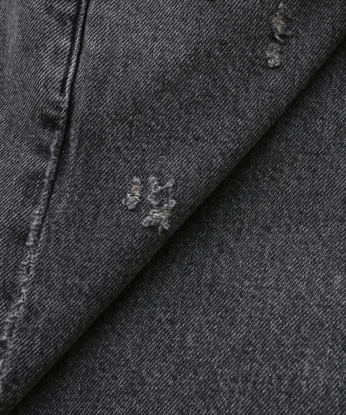 Spick & Span(スピックアンドスパン)の「AUTHEN / オーセン LAUREL WIDE BK(デニムパンツ・レディース・チャコールグレー・27/25)」の17枚目の写真