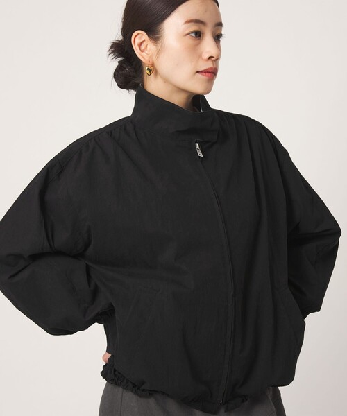 CITEN(シテン)の「<CITEN>ハイネックボックスシルエットブルゾン(ブルゾン・レディース・ブラウン系/ブラック・S/M)」の1枚目の写真