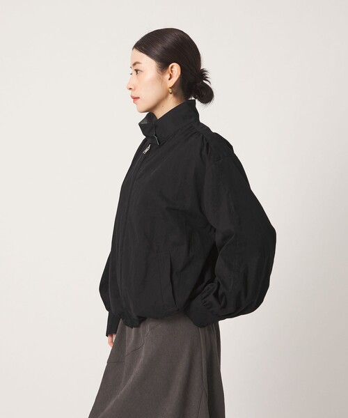 CITEN(シテン)の「<CITEN>ハイネックボックスシルエットブルゾン(ブルゾン・レディース・ブラウン系/ブラック・S/M)」の7枚目の写真