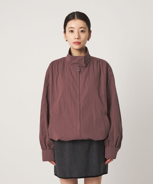 CITEN(シテン)の「<CITEN>ハイネックボックスシルエットブルゾン(ブルゾン・レディース・ブラウン系/ブラック・S/M)」の9枚目の写真