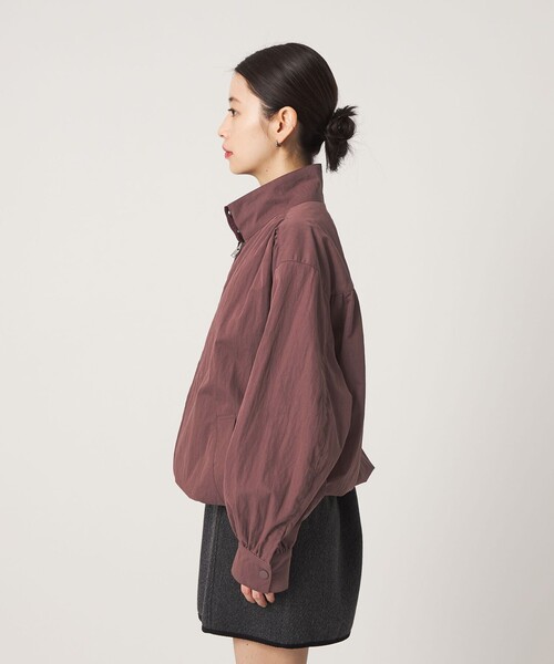 CITEN(シテン)の「<CITEN>ハイネックボックスシルエットブルゾン(ブルゾン・レディース・ブラウン系/ブラック・S/M)」の10枚目の写真