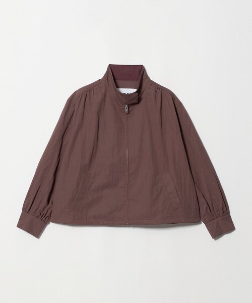 CITEN(シテン)の「<CITEN>ハイネックボックスシルエットブルゾン(ブルゾン・レディース・ブラウン系/ブラック・S/M)」の12枚目の写真