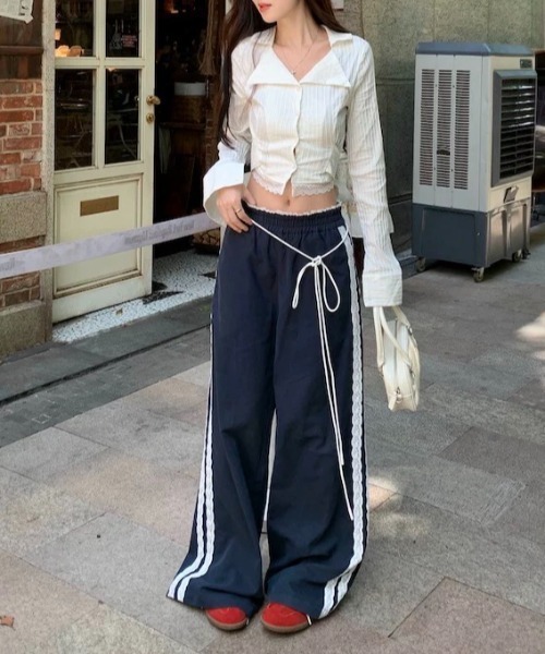 Vipoa（ヴィポア）の「Lace hem slim blouse（シャツ/ブラウス・レディース・ホワイト・FREE）」の17枚目の写真