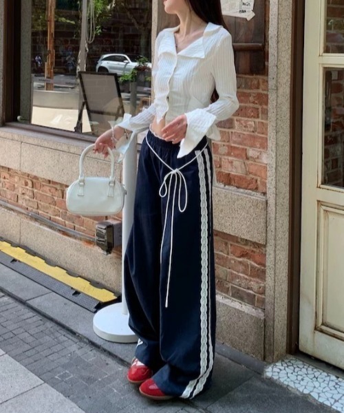 Vipoa（ヴィポア）の「Lace hem slim blouse（シャツ/ブラウス・レディース・ホワイト・FREE）」の18枚目の写真