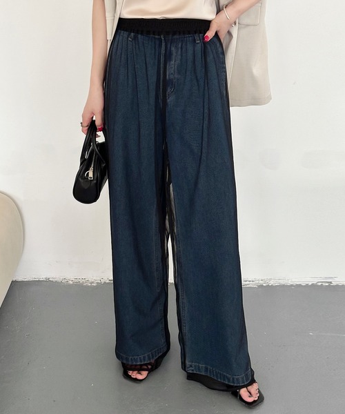 DAY CLOSET(デイ クローゼット)の「【選べる2タイプ】いつものボトムスに表情をプラス。シアーチュールパンツ レディース(その他パンツ・レディース・ホワイト/ブラック系その他/ホワイト系その他/ブラック・FREE)」の18枚目の写真