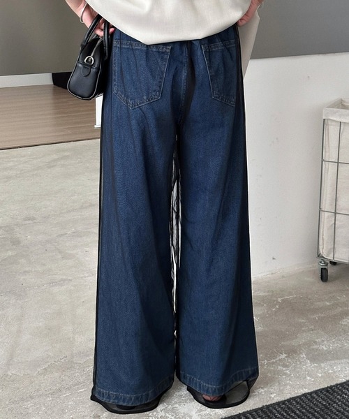 DAY CLOSET(デイ クローゼット)の「【選べる2タイプ】いつものボトムスに表情をプラス。シアーチュールパンツ レディース(その他パンツ・レディース・ホワイト/ブラック系その他/ホワイト系その他/ブラック・FREE)」の20枚目の写真