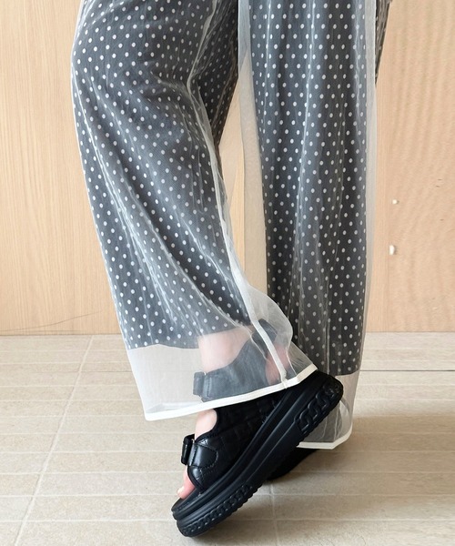 DAY CLOSET(デイ クローゼット)の「【選べる2タイプ】いつものボトムスに表情をプラス。シアーチュールパンツ レディース(その他パンツ・レディース・ホワイト/ブラック系その他/ホワイト系その他/ブラック・FREE)」の9枚目の写真