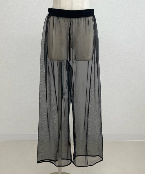 DAY CLOSET(デイ クローゼット)の「【選べる2タイプ】いつものボトムスに表情をプラス。シアーチュールパンツ レディース(その他パンツ・レディース・ホワイト/ブラック系その他/ホワイト系その他/ブラック・FREE)」の15枚目の写真
