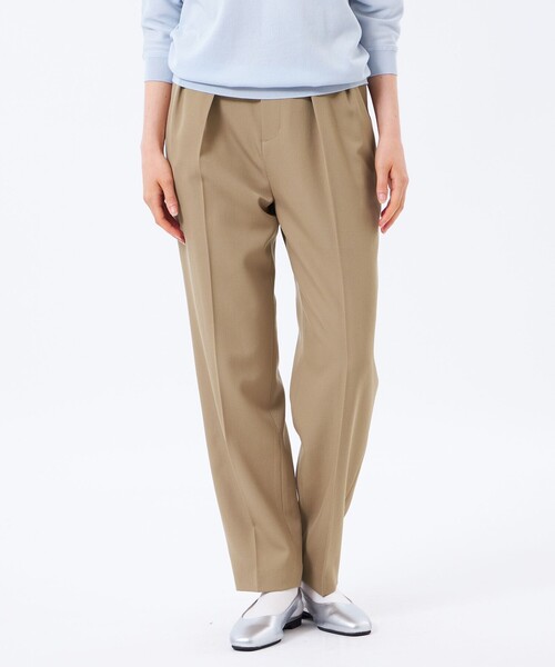 MACKINTOSH PHILOSOPHY(マッキントッシュ フィロソフィー)の「ウールギャバジントラウザース(その他パンツ・レディース・ダークネイビー/ベージュ系その他・36/38)」の1枚目の写真