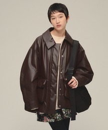 【eL】Puff Leather Blouson/1049463
