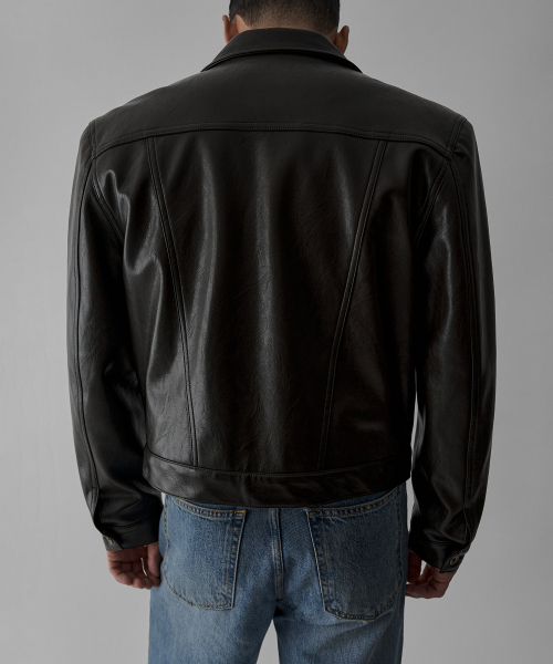 BOWLOW PRODUCT（バウロープロダクト）の「レザートラッカージャケット [ダークブラウン]（ライダースジャケット・メンズ・その他・MEDIUM/LARGE）」の5枚目の写真
