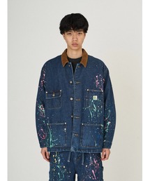 DENIM PAINT BLOUSON