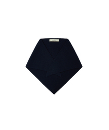SIYAZU（シヤジュ）の「SIAC3091 ゴルジ プチ ニット スカーフ_Navy（バンダナ/スカーフ）」