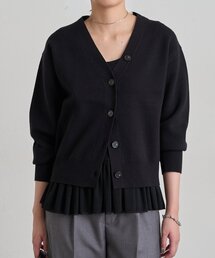 《レイヤードアイテム》ペプラムインナーカットソー