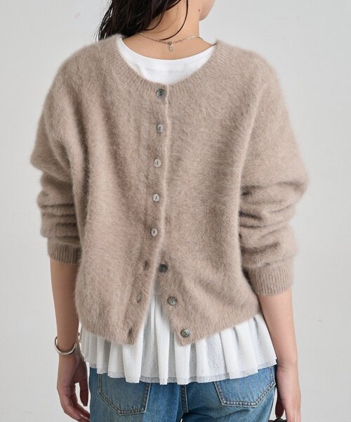LOUNGEDRESS(ラウンジドレス)の「《レイヤードアイテム》ペプラムインナーカットソー(キャミソール・レディース・ブラック/オフホワイト・FREE)」の5枚目の写真