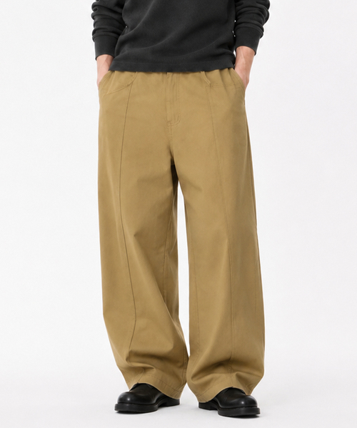 FOR THE FIT(フォーザーフィット)の「365毎日切り替えバルーンパンツ_4color(その他パンツ・レディース・ベージュ/ブラウン/クリーム/ブラック・SMALL/MEDIUM/LARGE/X-LARGE/XX-LARGE)」の4枚目の写真