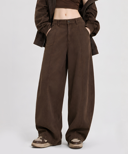 FOR THE FIT(フォーザーフィット)の「365毎日切り替えバルーンパンツ_4color(その他パンツ・レディース・ベージュ/ブラウン/クリーム/ブラック・SMALL/MEDIUM/LARGE/X-LARGE/XX-LARGE)」の10枚目の写真