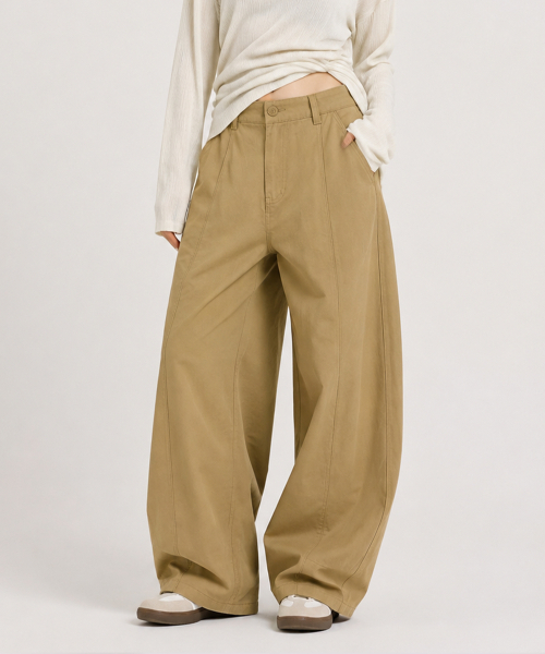 FOR THE FIT(フォーザーフィット)の「365毎日切り替えバルーンパンツ_4color(その他パンツ・レディース・ベージュ/ブラウン/クリーム/ブラック・SMALL/MEDIUM/LARGE/X-LARGE/XX-LARGE)」の12枚目の写真