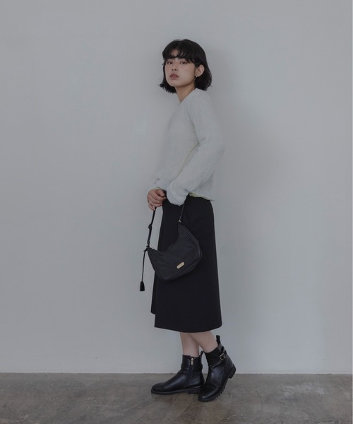 Eimee Law(エイミーロウ)の「シアーモヘアレイヤードニット(ニット/セーター・レディース・ピンク/ライトグレー/ライトブルー・FREE)」の5枚目の写真