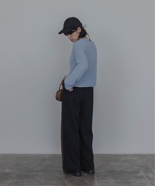 Eimee Law(エイミーロウ)の「シアーモヘアレイヤードニット(ニット/セーター・レディース・ピンク/ライトグレー/ライトブルー・FREE)」の12枚目の写真