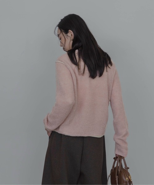 Eimee Law(エイミーロウ)の「シアーモヘアレイヤードニット(ニット/セーター・レディース・ピンク/ライトグレー/ライトブルー・FREE)」の20枚目の写真