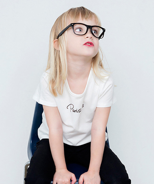 BRANSHES(ブランシェス)の「シンプルロゴプリントTシャツ(Tシャツ/カットソー・キッズ・ブラック/オフホワイト・100cm/110cm/120cm/90cm/130cm/140cm)」の9枚目の写真