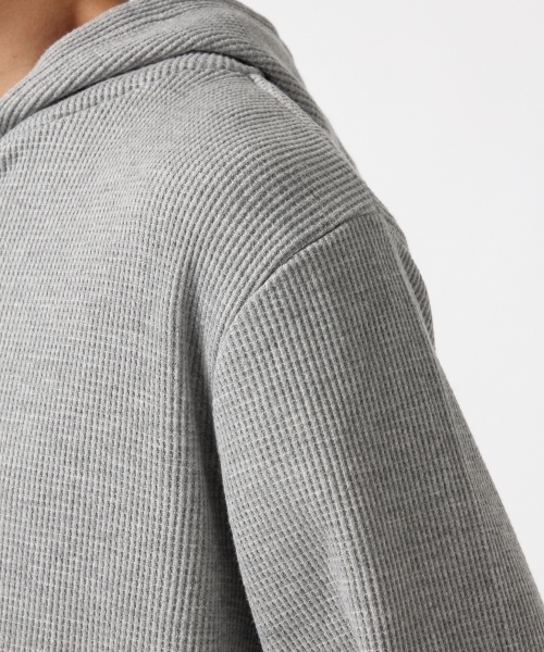 RAGEBLUE(レイジブルー)の「<トレンドのロング丈>ワッフルパーカ7分袖/730095(Tシャツ/カットソー・メンズ・ホワイト/キャメル/ブラック/グレー・LARGE/MEDIUM)」の13枚目の写真