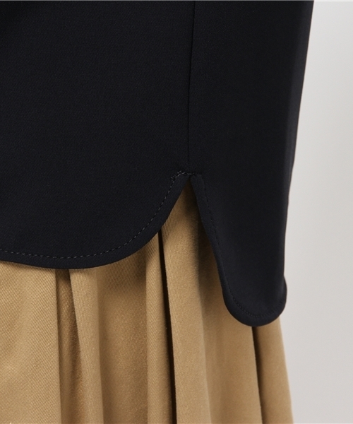 Deuxieme Classe(ドゥーズィエムクラス)の「トリアセジョーゼットノースリーブブラウス◆(シャツ/ブラウス・レディース・ブラック/ホワイト/ベージュ/ネイビー・FREE)」の19枚目の写真